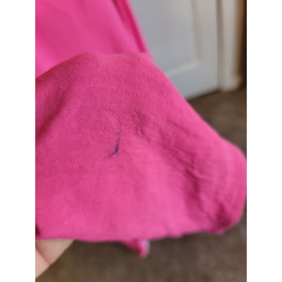 Kirundo Pink Maxi Dress Ruffle One Shoulder High Waist Split Small NWT - Picture 15 of 16